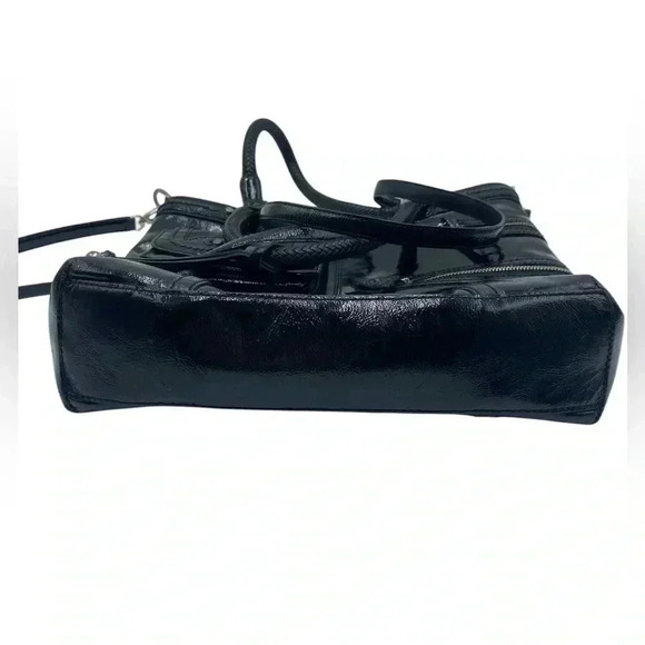 Brighton Kaelan Black Patent Handbag - Picture 3 of 9
